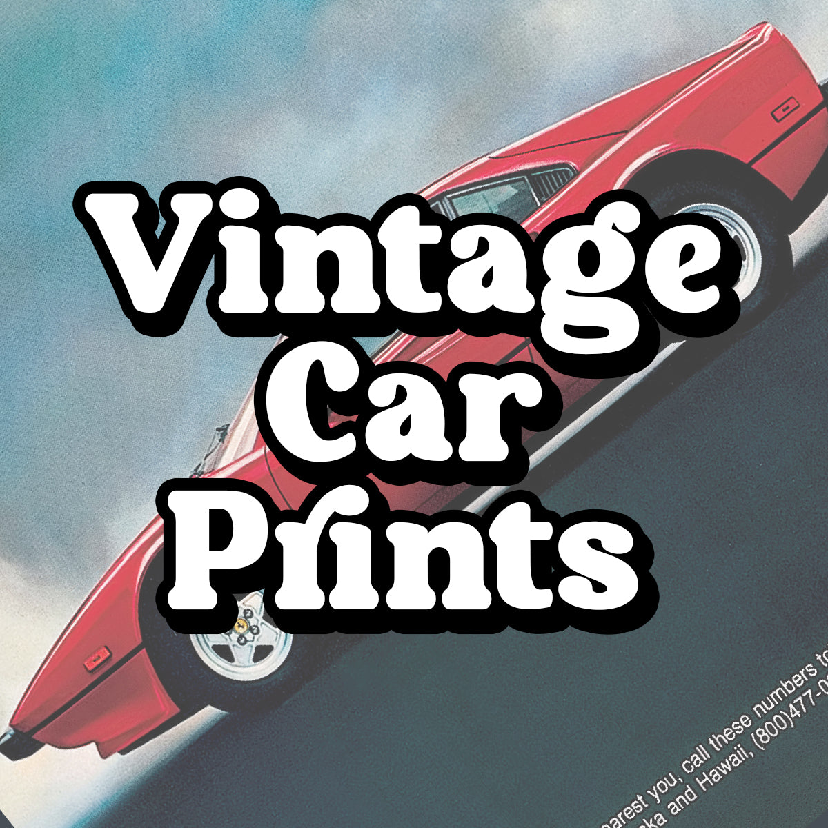 Vintage Car Prints